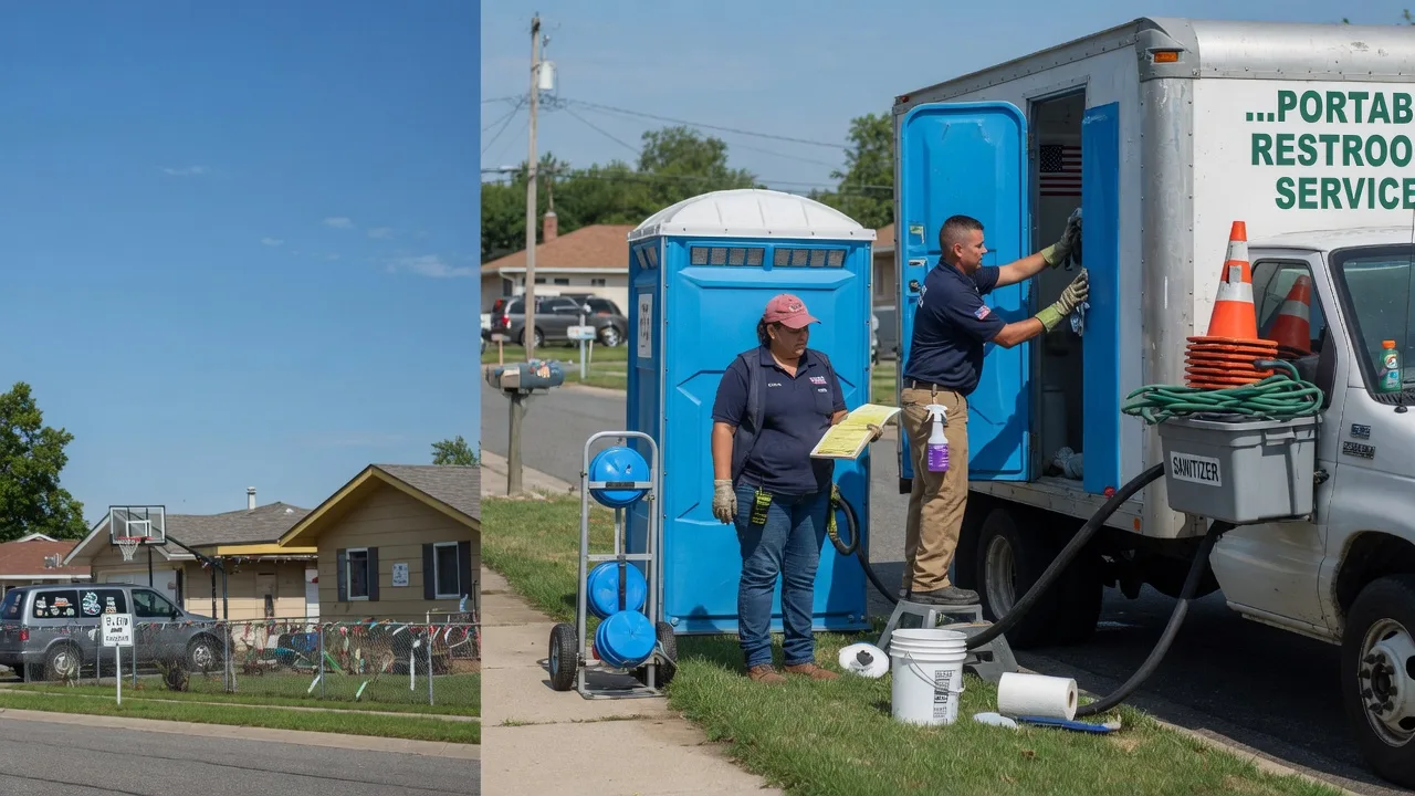 Portable Toilet Rental in Hartshorn, MO near me